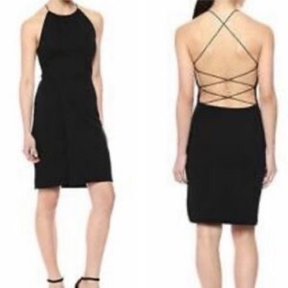 French Connection Silene Strappy Back Bodycon Dress